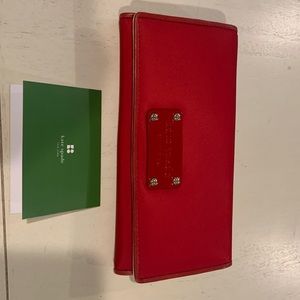 Red Kate Spade Wallet. Brand New